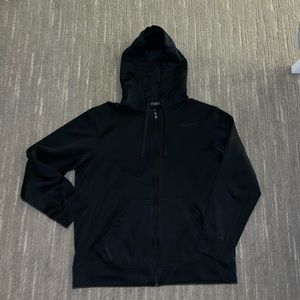 Nike Zip-Up Hoodie (Black, Men’s Large)
